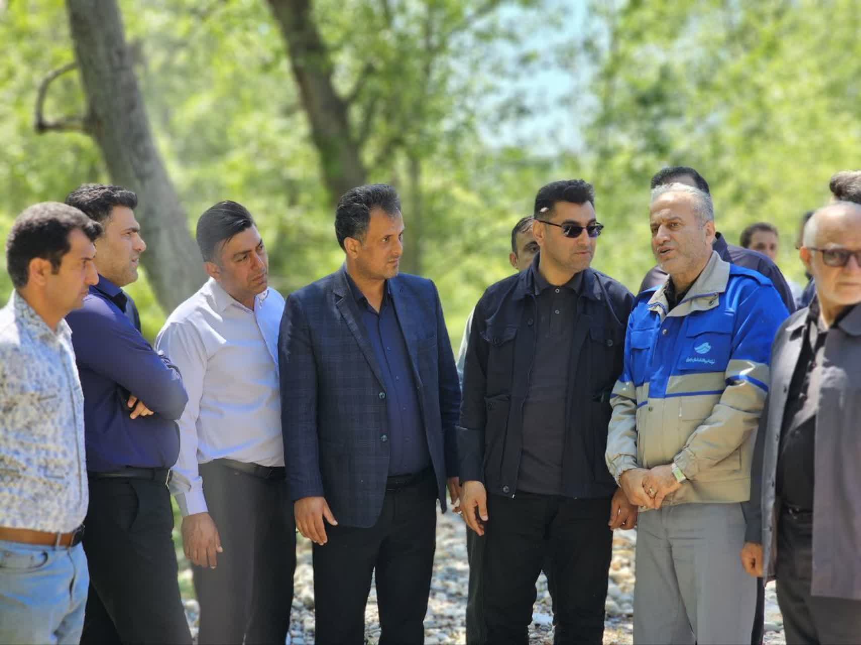 🔻 بازدید فرماندار نکا از مجتمع آبرسانی و جاده آنتنی و بافت روستاهای نوده و زنگت در بخش هزار جریب