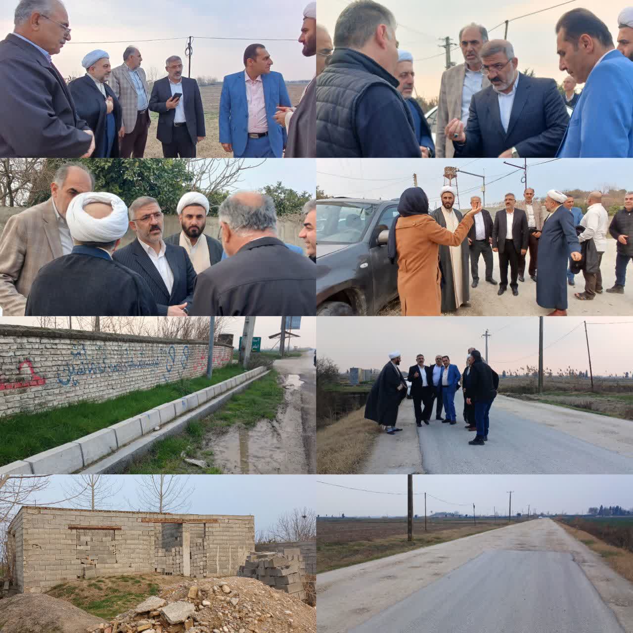 حضور میدانی دکتر نوبخت فرماندار مرکز استان در روستای برارده بخش مرکزی شهرستان ساری