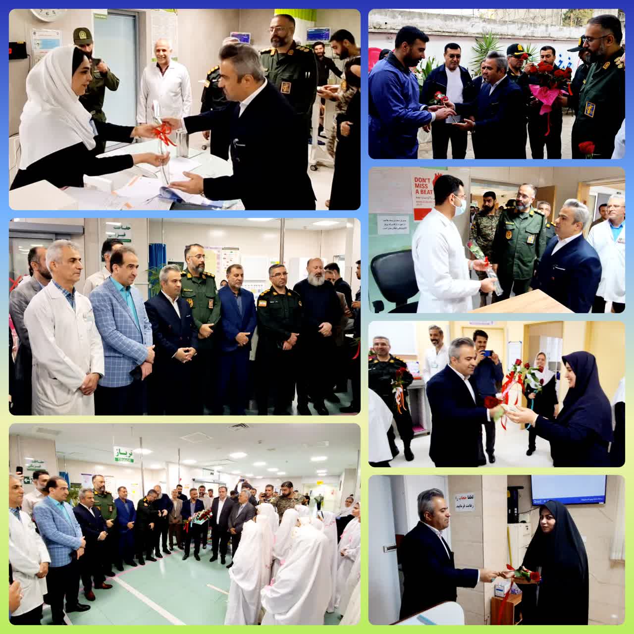 تقدیر فرماندار قائم‌شهر از پرستاران به مناسبت میلاد حضرت زینب(س) و گرامیداشت  روز پرستار