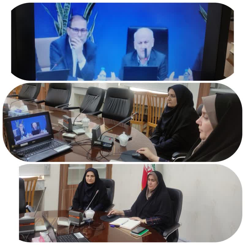 جلسه شورای اداری استان با حضور دکتر یونسی استاندار مازندران به صورت وبیناری در فرمانداری شهرستان با حضورسرکارخانم دکتر قائی پاشا فرماندارو خانم رمضانی بخشدار نارپجستان 