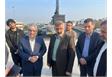 بازدید میدانی دکتر نوبخت فرماندار مرکز استان و دکتر دادبود معاون عمرانی استانداری از روند عملیات اجرایی تکمیل نهایی پل سه‌راه جویبار