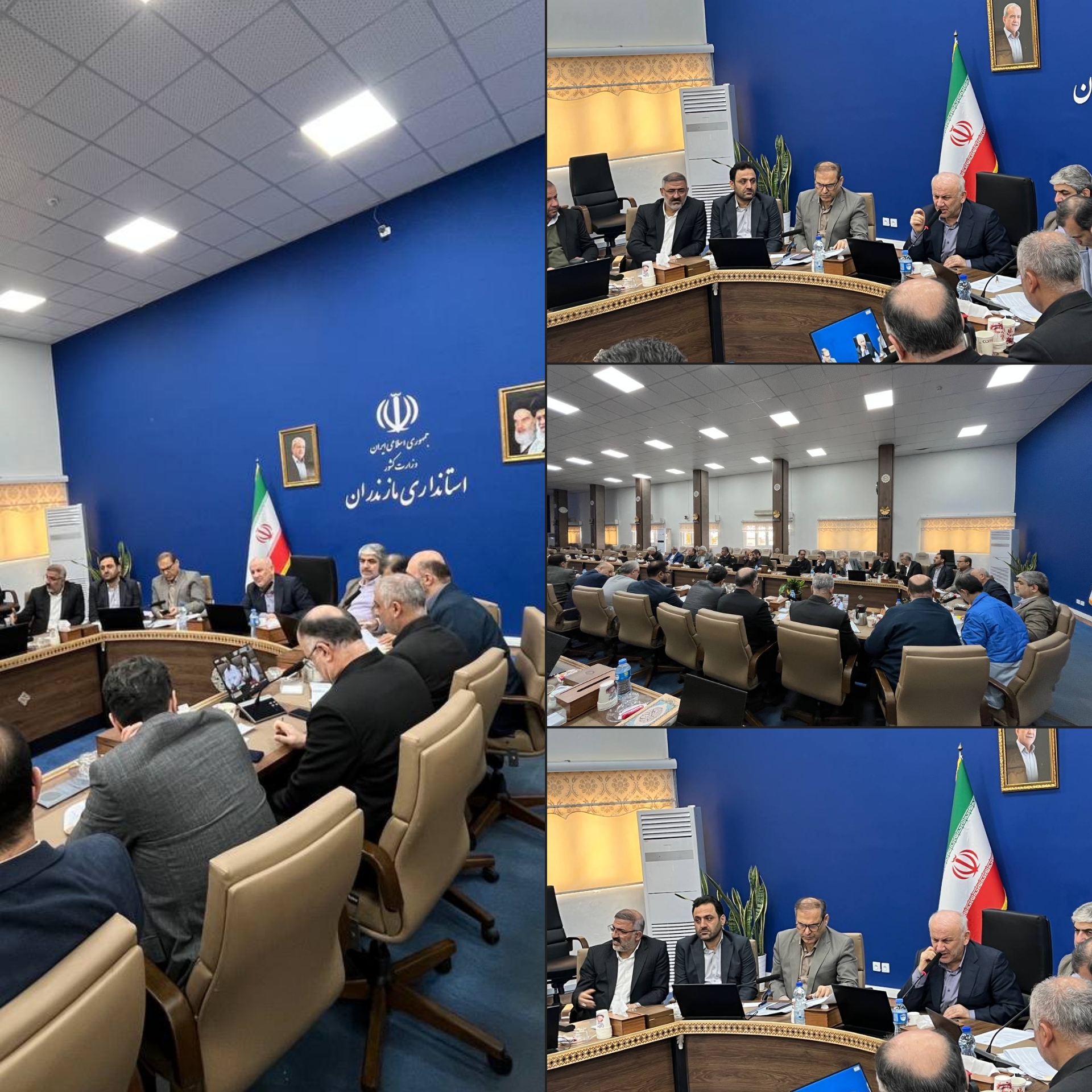 به ریاست دکتر یونسی استاندار مازندران و با حضور دکتر نوبخت فرماندار مرکز استان و معاونین استاندار جلسه ستاد مدیریت بحران استان برگزار شد