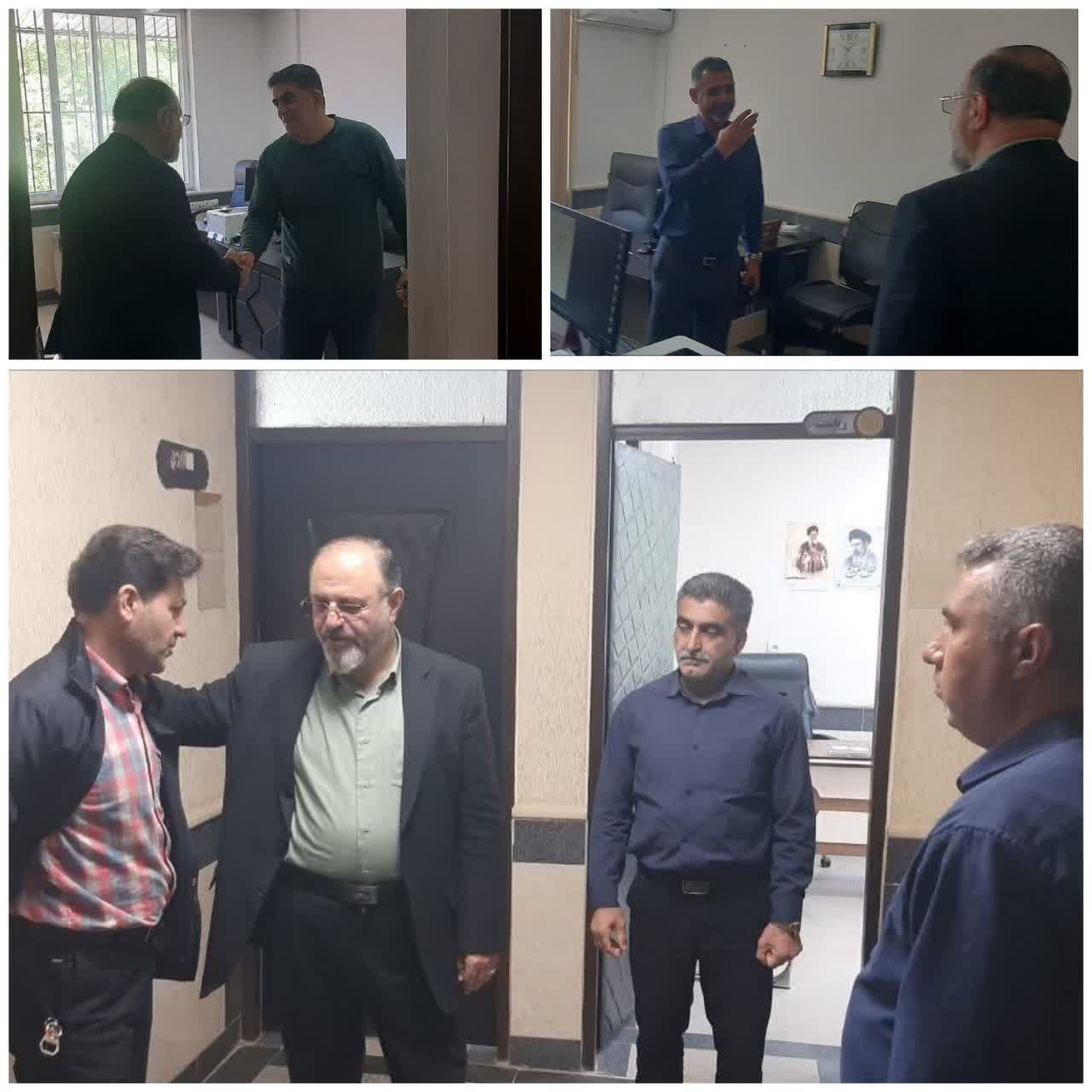 ادامه بازدیدهای سرزده فرماندار از ادارات شهرستان / بررسی وضعیت راهداری و آمادگی ماشین‌آلات