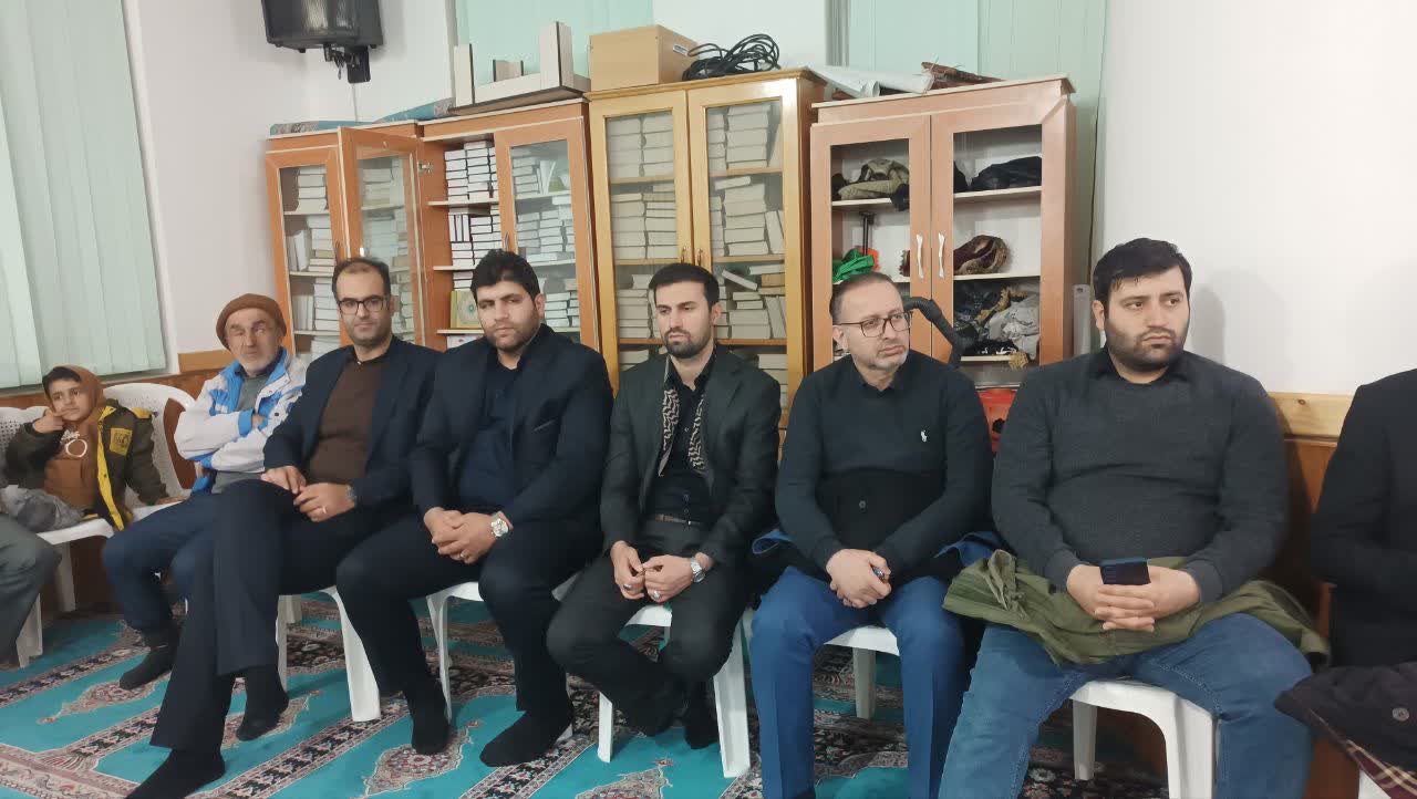 برپایی مراسم عزای رهبر معظم ایران در دالخانی رامسر