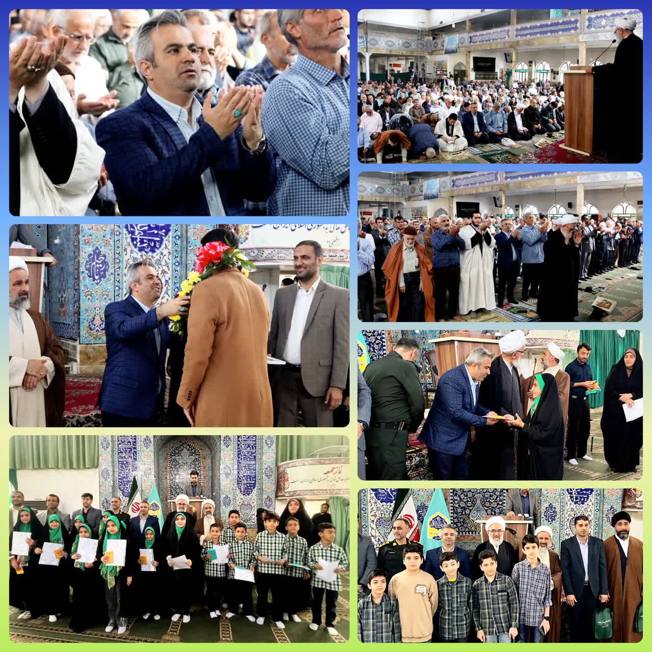 حضور فرماندار قائم‌شهر در نماز عبادی سیاسی جمعه