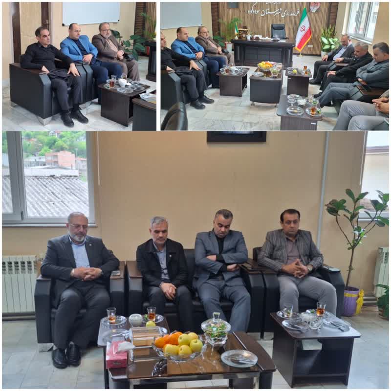 دیدار مدیرکل میراث‌فرهنگی، گردشگری و صنایع‌دستی مازندران با پاریاو فرماندار شهرستان سوادکوه 