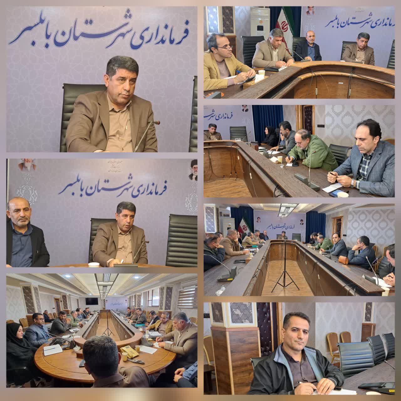 جلسه بررسی وضعیت پسماند شهرستان بابلسر به ریاست فرماندار