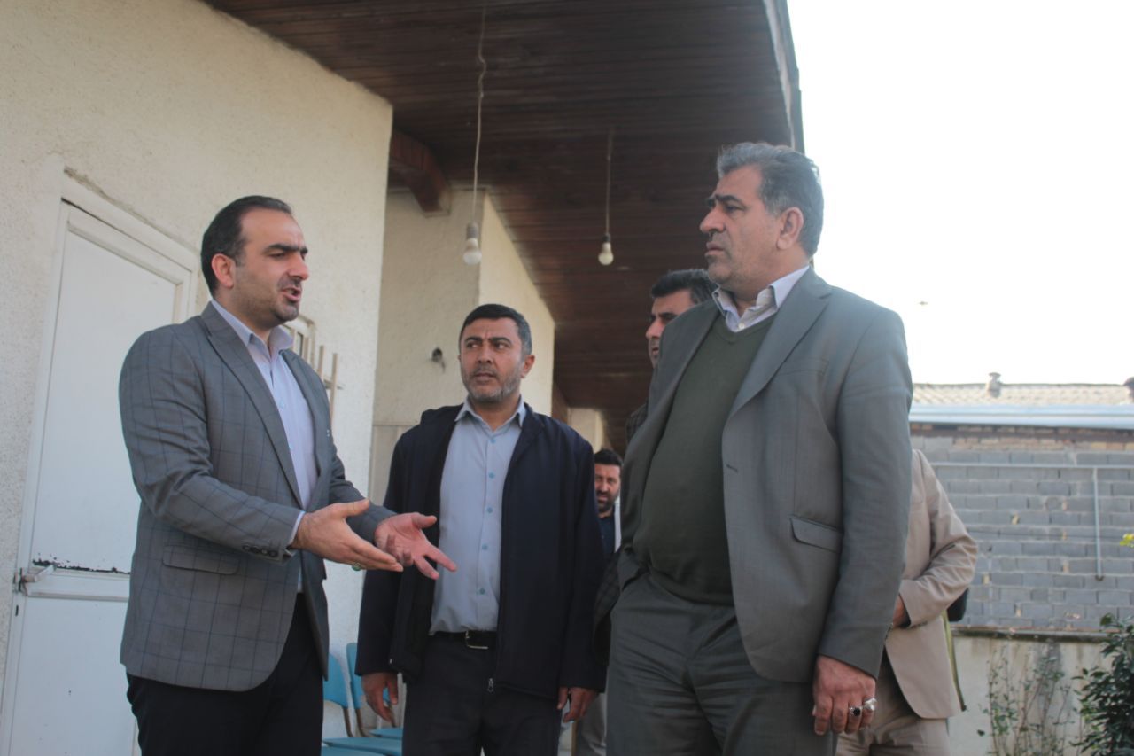فرماندار میاندورود از خانه بهداشت روستای بادله بازدید کرد