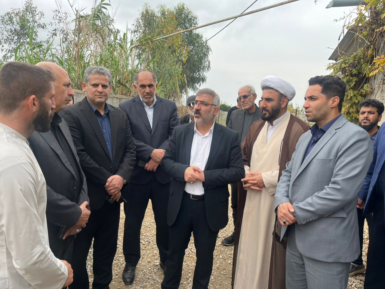 بازدید میدانی دکتر نوبخت، فرماندار مرکز استان ساری از روستای تاج‌الدین‌محله بخش رودپی