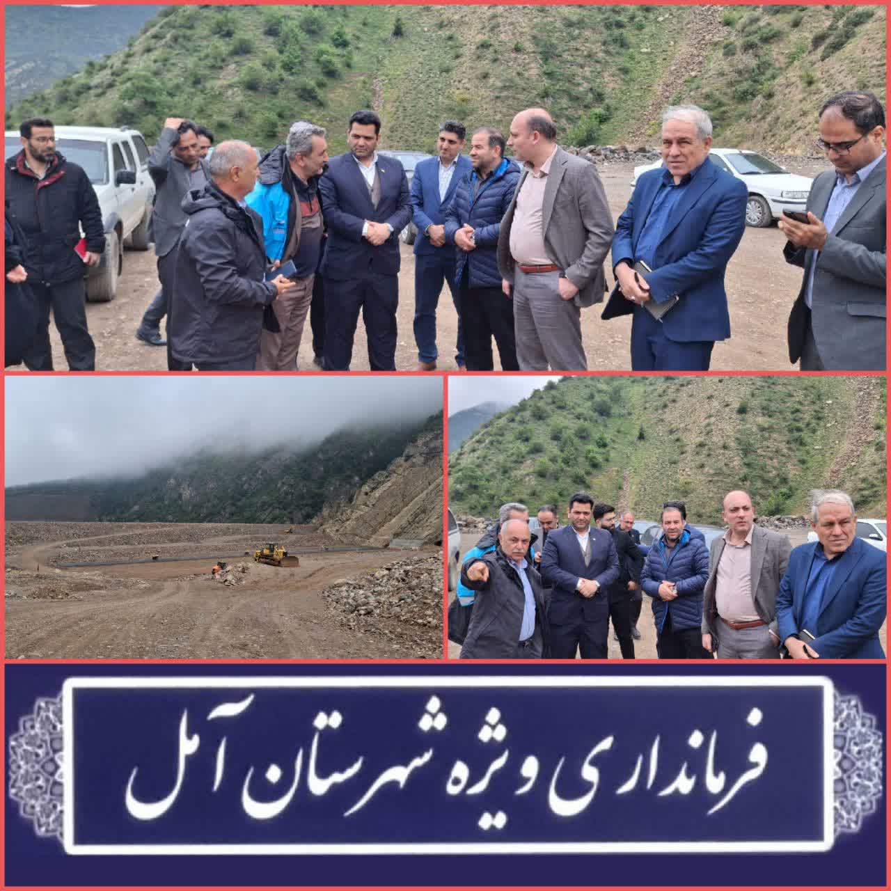  بازدید مسئولان سازمان برنامه و بودجه کشور از عملیات اجرایی سد هراز 