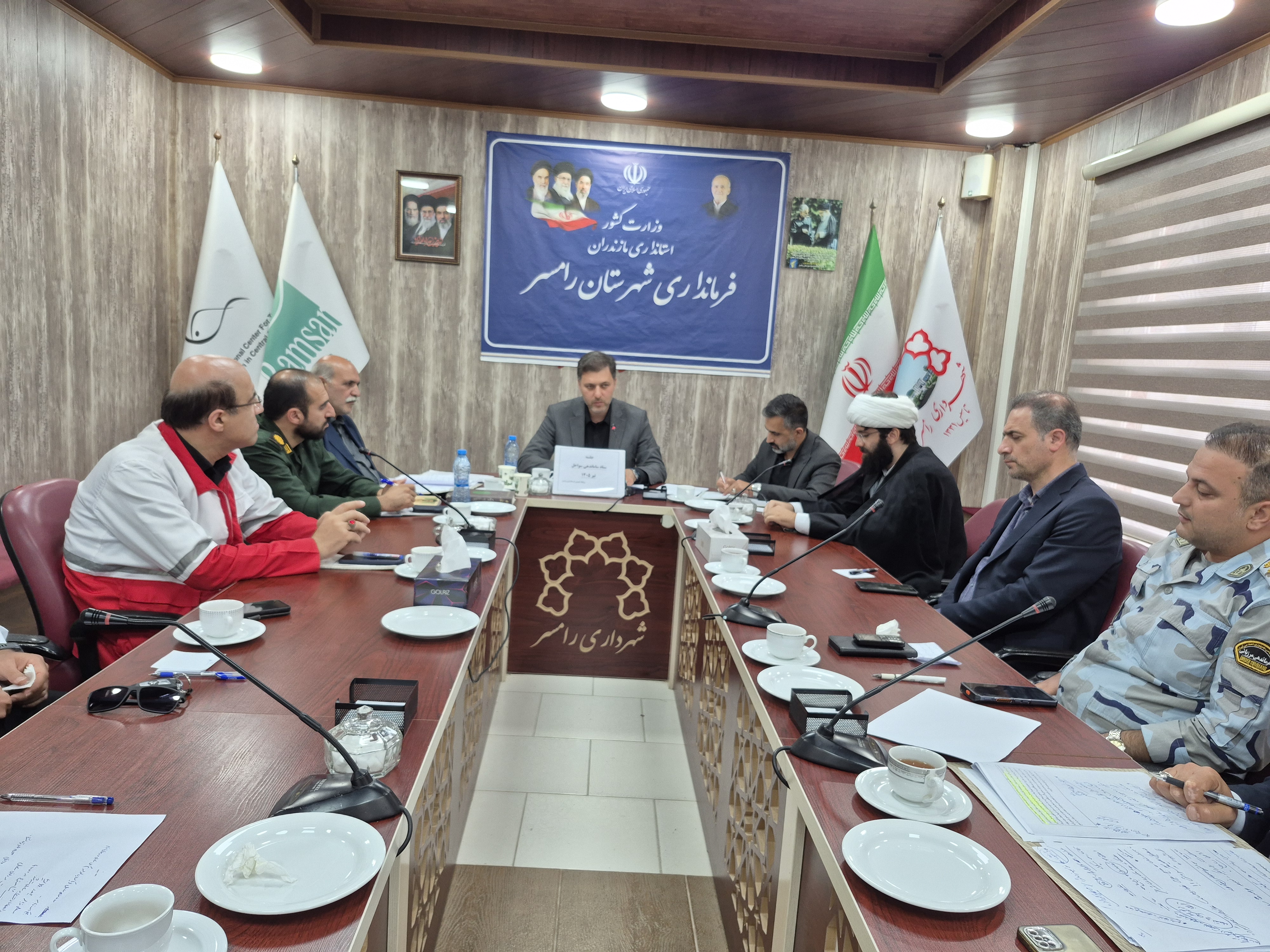 تأکید بر ایمنی سواحل و حفظ حرمت ایام محرم در جلسه ستاد ساماندهی سواحل شهرستان رامسر