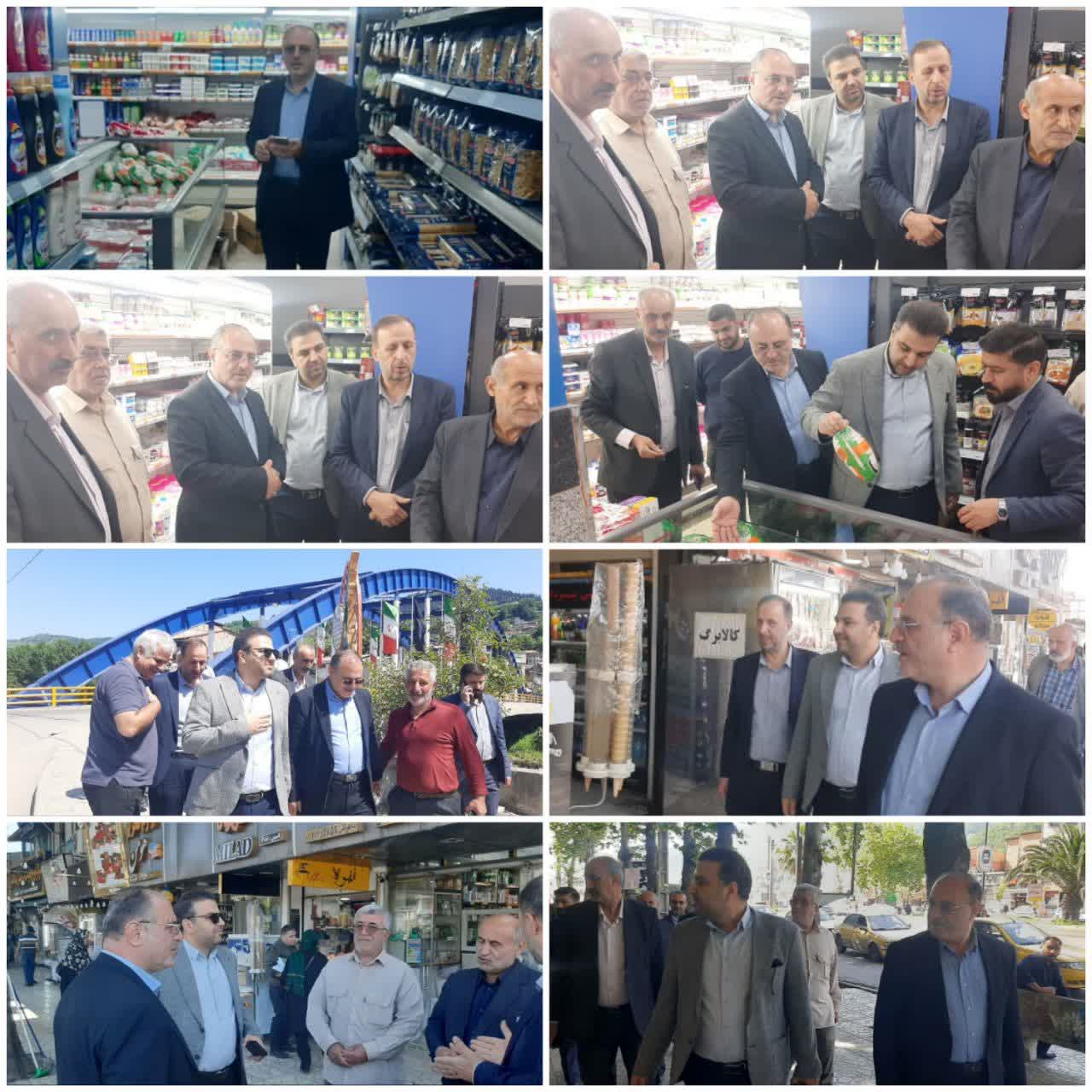 سه شنبه های مردمی فرماندار و دادستان در بازار و پیگیری معیشت مردم در شهر زیراب 