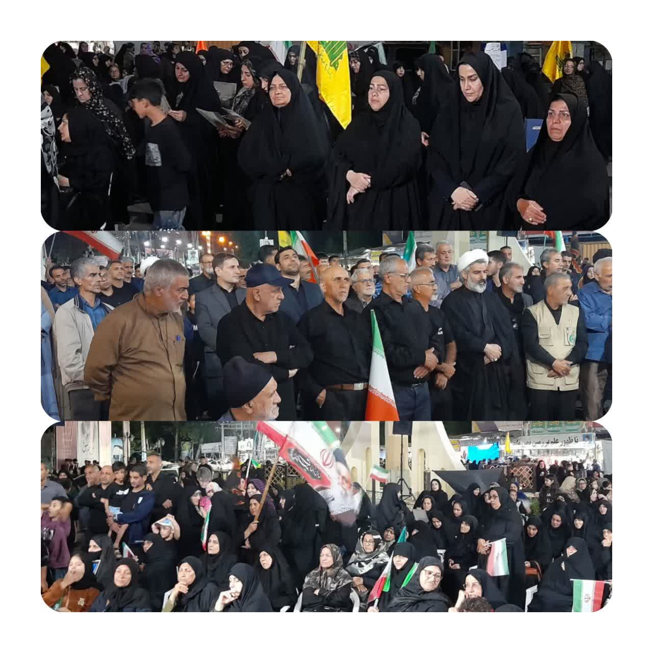 حضور فرماندار سوادکوه شمالی در اجتماع عزاداران حسینی در شهرستان 