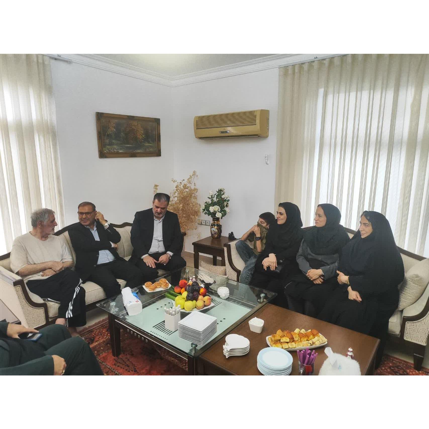 عیادت طوسی از فرماندار اسبق محمودآباد و همکار پیشکسوت وزارت کشور در چالوس
