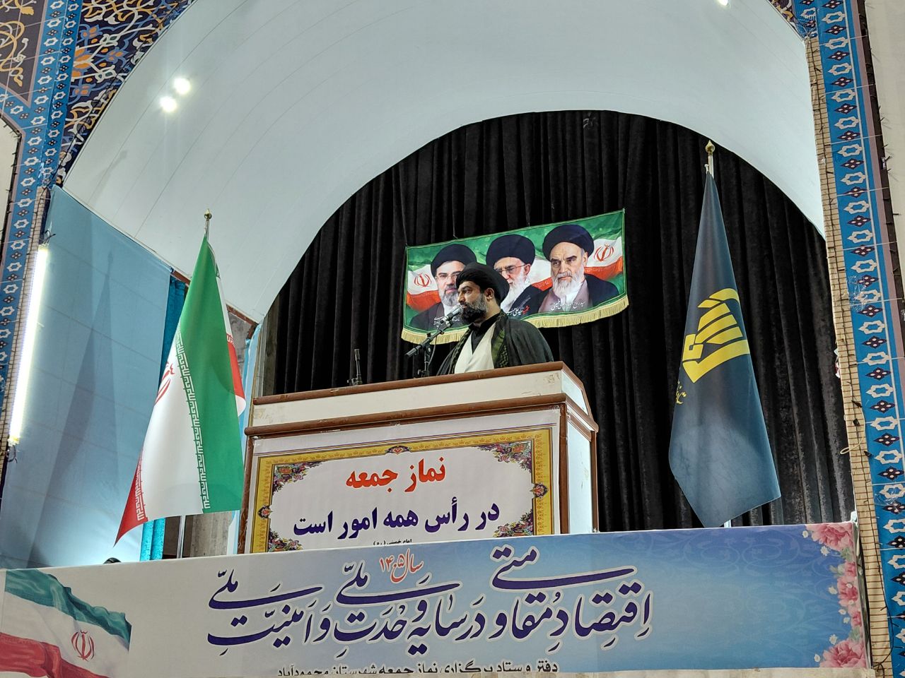 حضور دکتر رحمانی سرپرست فرمانداری شهرستان محمودآباد 