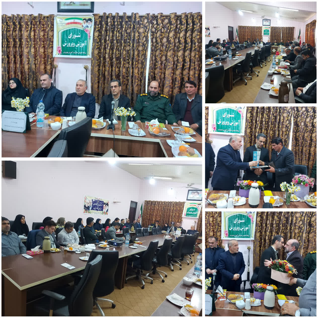 🔹جلسه شورای آموزش و پرورش در گلوگاه برگزار شد.