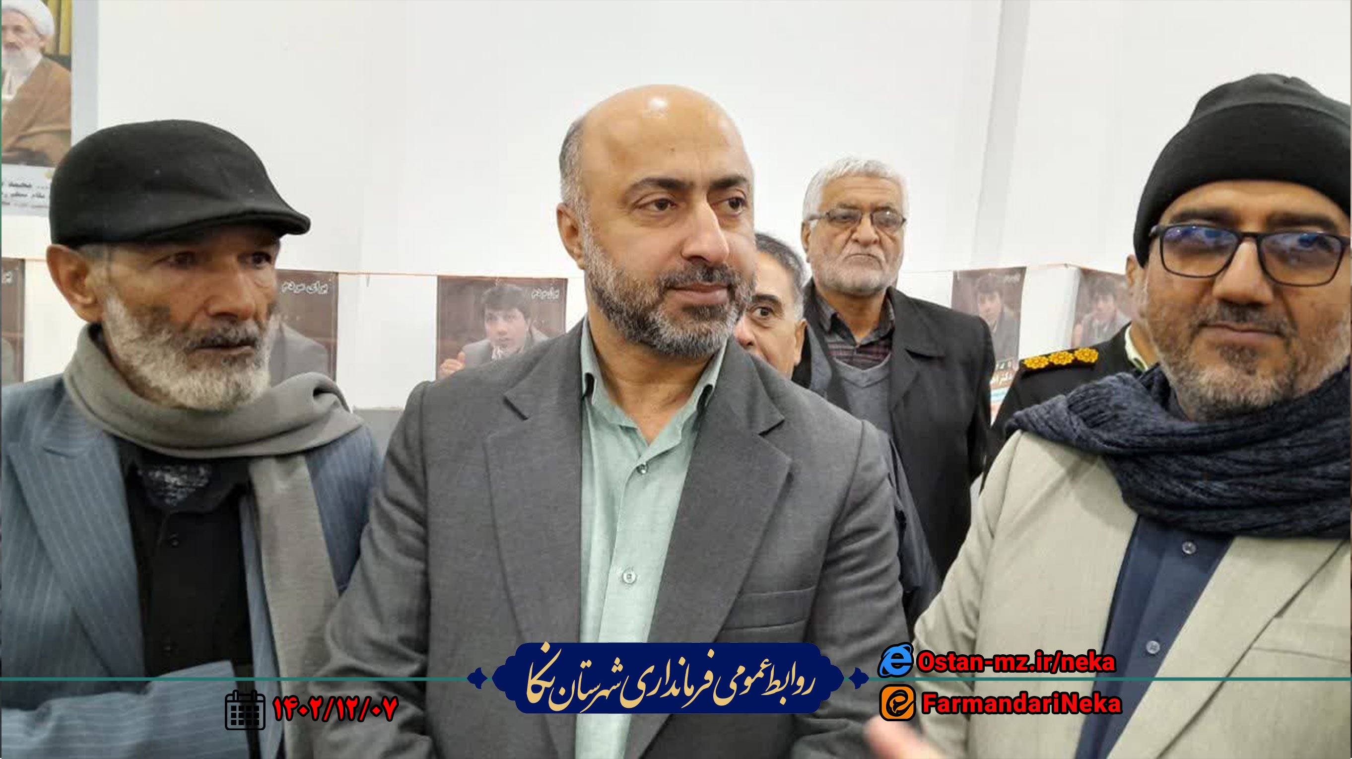 بازدید فرماندار نکا از ستادهای انتخاباتی شهرستان