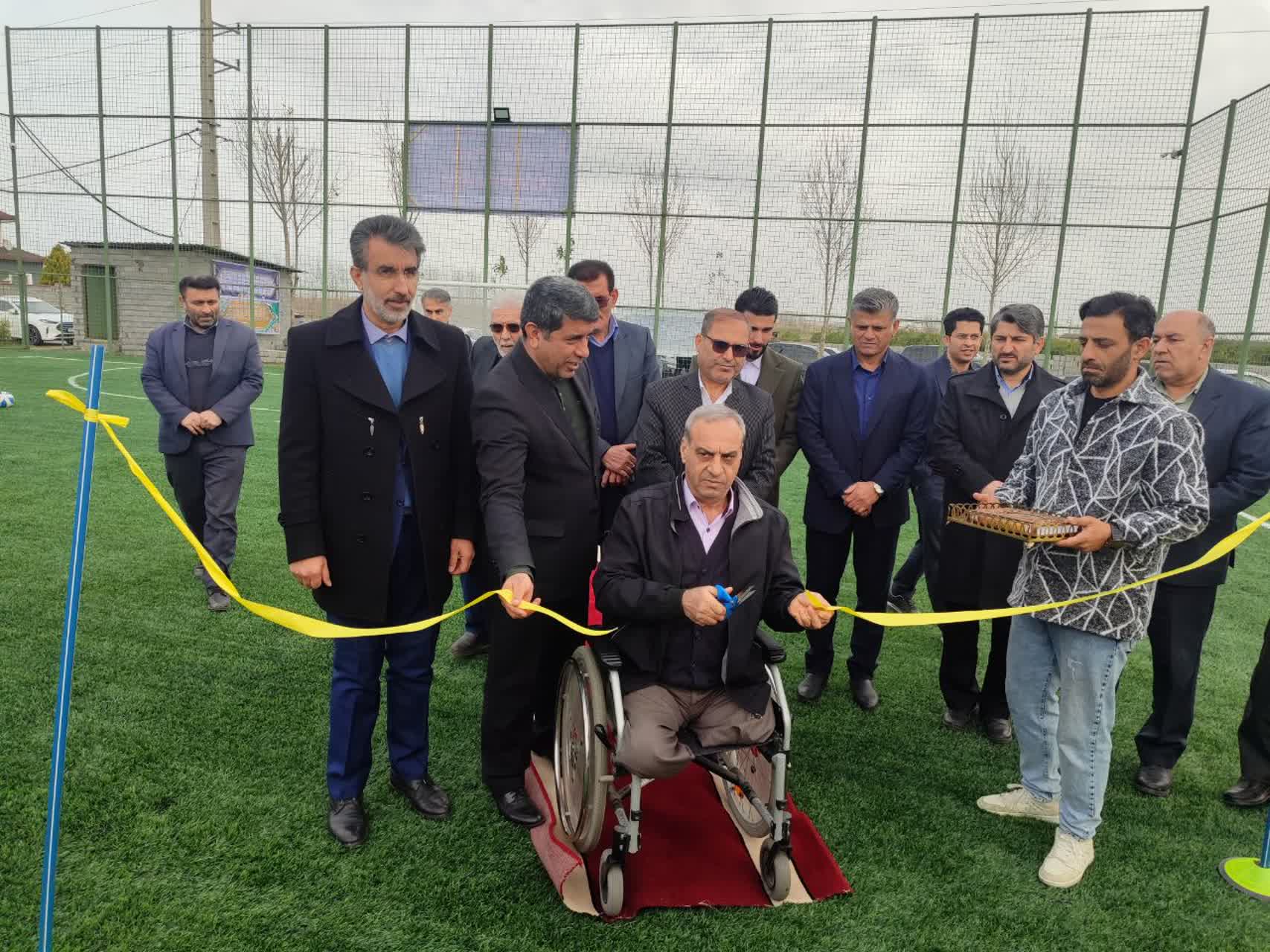 افتتاح سالن ورزشی چندمنظوره روستای علی‌آباد شهرستان بابلسر