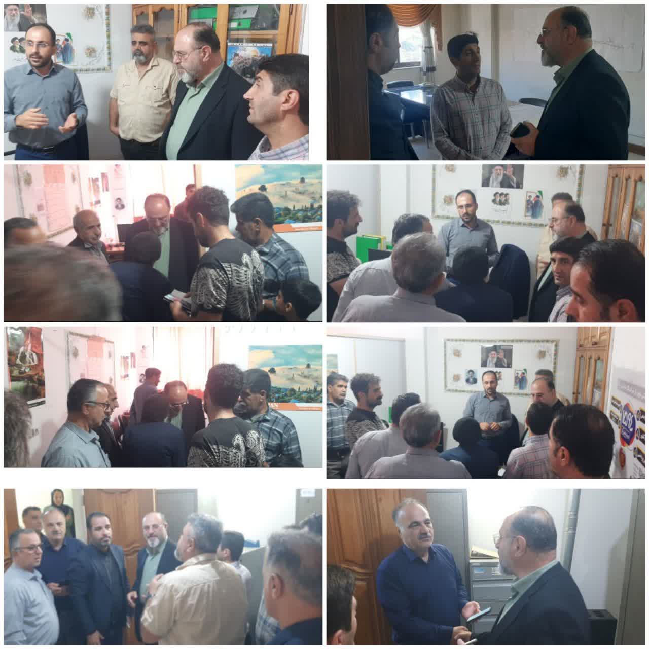 حضور اول وقت فرماندار امروز یک شنبه بیست اردیبهشت در اداره گاز زیراب / دیدار چهره‌به‌چهره با مردم و پیگیری مستقیم مطالبات