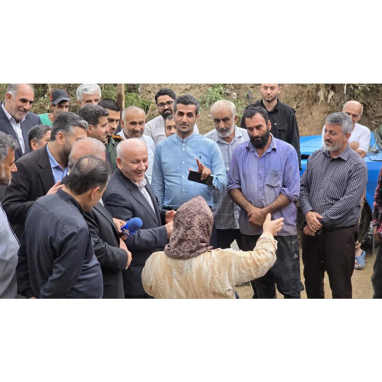 برآورد یک همتی خسارت سیل در ساری؛ استاندار مازندران: برای جبران خسارت مردم مصمم هستیم