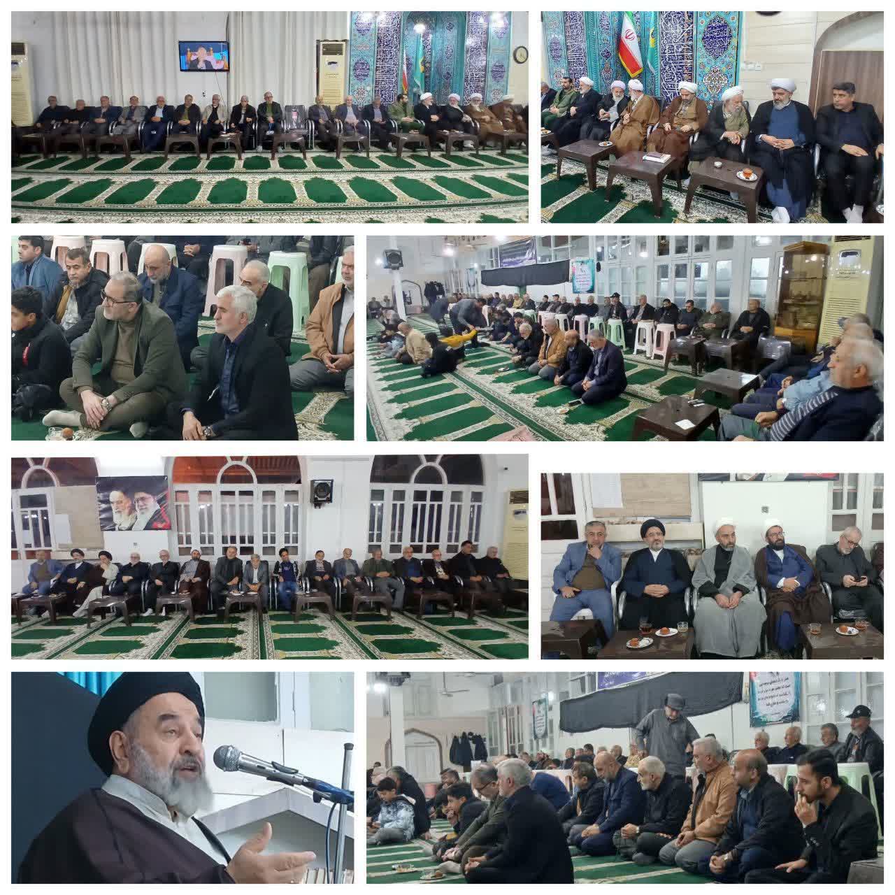 حضور فرماندار در مراسم 