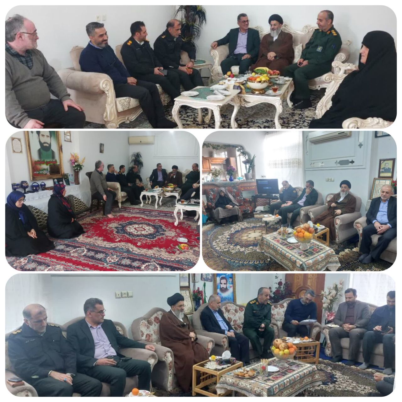 «دیدار مسئولان با خانواده‌های معظم شهدا در سالروز ولادت حضرت زهرا(س)؛ تجلیل از مقام مادر و ایثار»