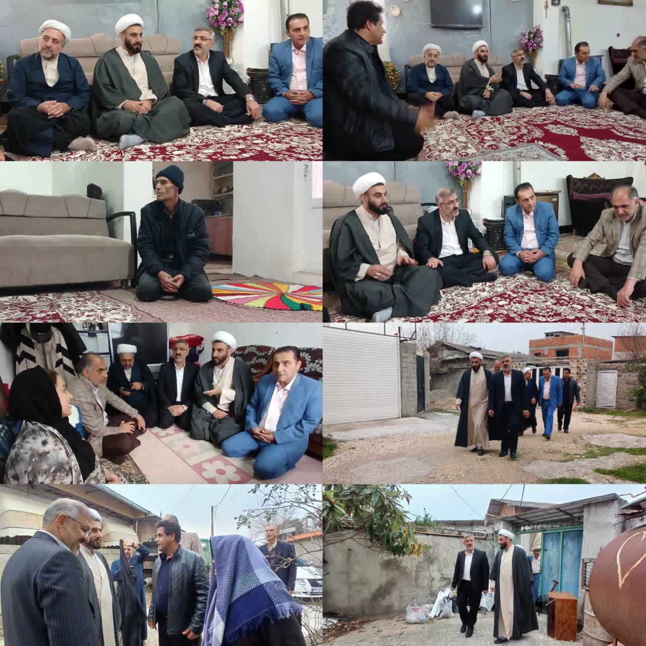 دیدار صمیمی دکتر نوبخت فرماندار مرکز استان، با خانواده‌های تحت پوشش کمیته امداد امام خمینی (ره) در روستای گله‌دون بخش مرکزی شهرستان ساری 