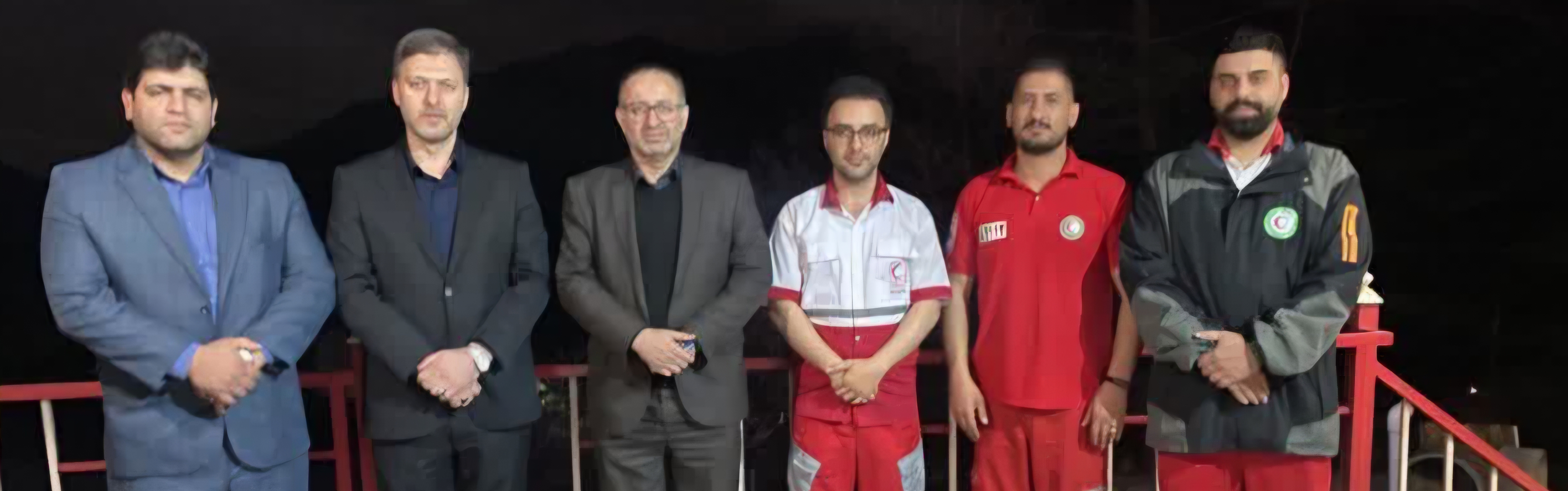  بازدید شبانه فرماندار رامسر از ایستگاه امداد و نجات جمعیت هلال‌احمر بخش دالخانی