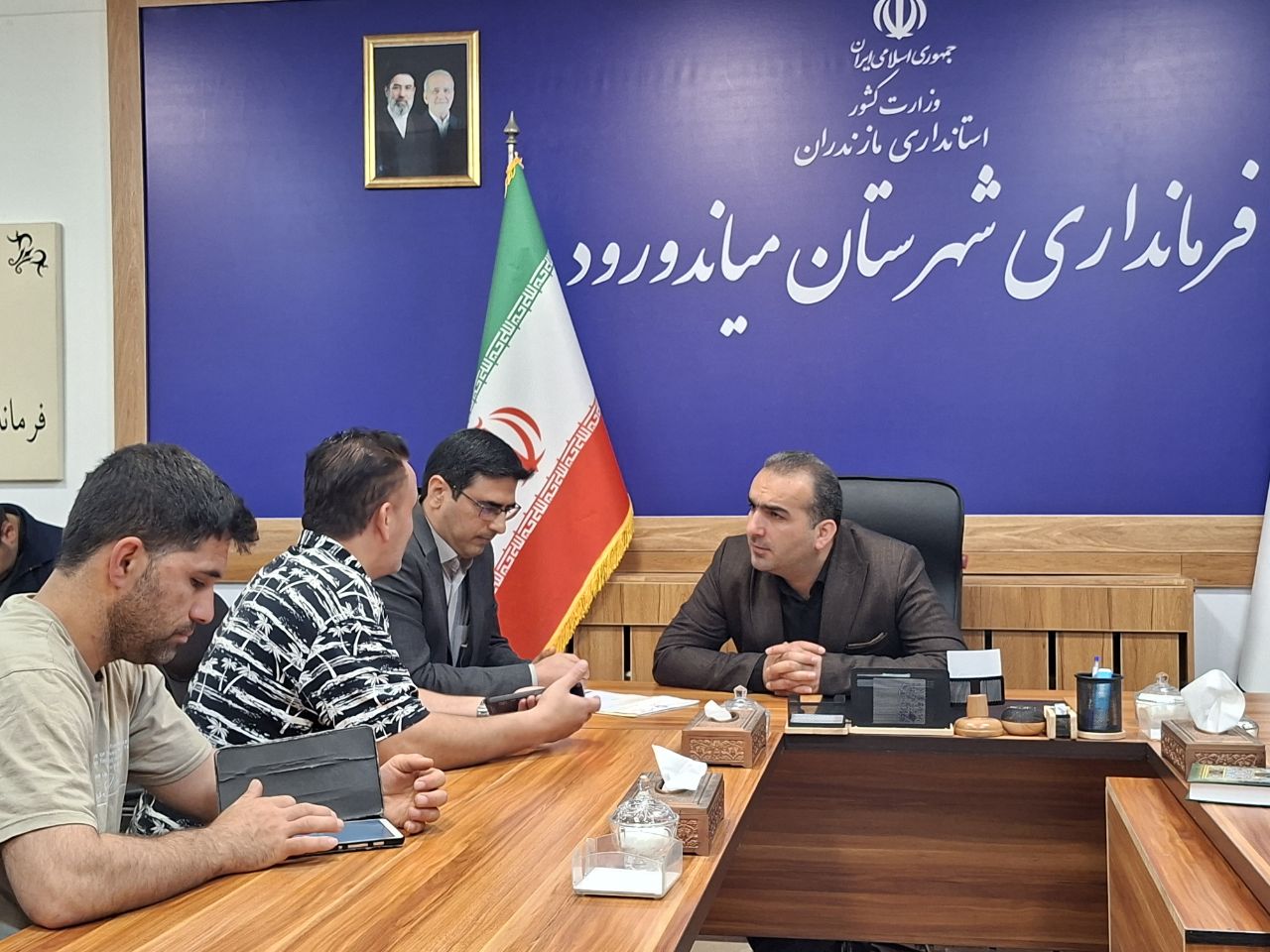 ملاقات عمومی فرماندار میاندورود برگزار شد