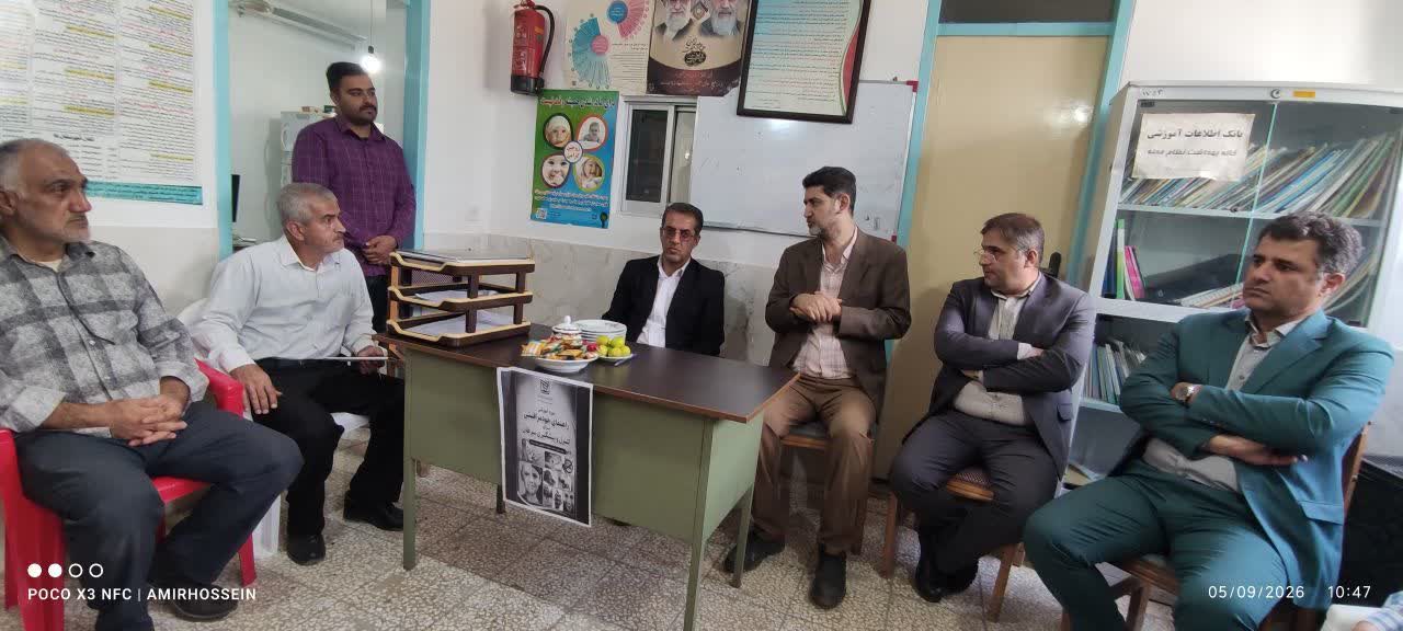 🔰بازدید فرماندار گلوگاه از خانه بهداشت روستای نظام‌محله به مناسبت روز بهورز