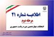 اطلاعیه شماره ۲۱ ستاد انتخابات کشور - اخذ رای تا ساعت ۲۰ تمدید شد
