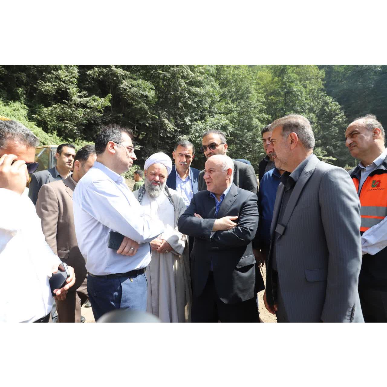 گره کور رانش جاده کلاردشت باز شد؛ استاندار از تکمیل پروژه ایمن‌سازی «عینکت» طی دو هفته آینده خبر داد 