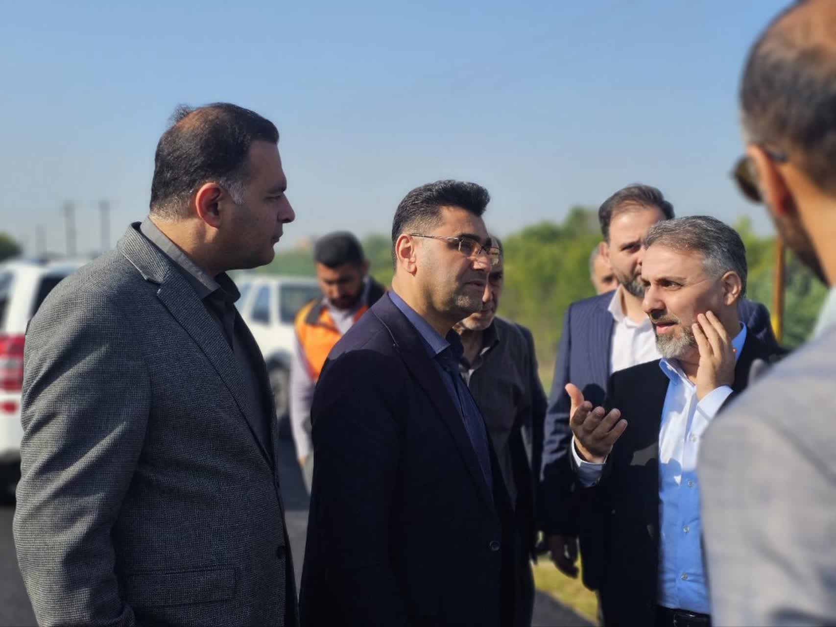 فرماندار نکا؛ عملیات تعریض باند غربی محور نکا–نیروگاه تکمیل می‌شود