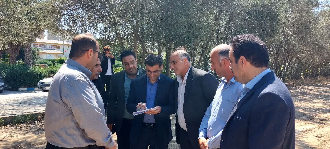 بررسی ظرفیت‌های مجتمع ورزشی شهید بردبار در بازدید فرماندار نکا