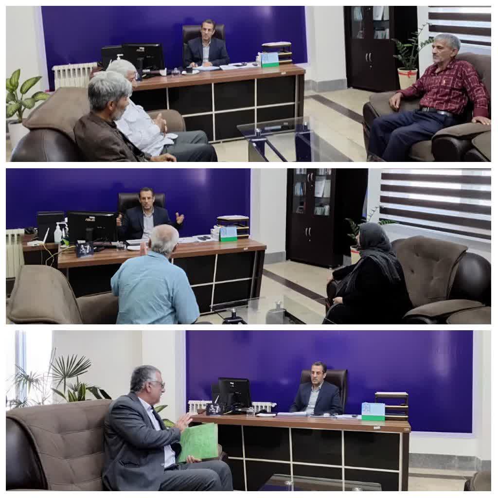  پیگیری مسائل و درخواست‌های مردمی در دیدار چهره‌به‌چهره فرماندار گلوگاه