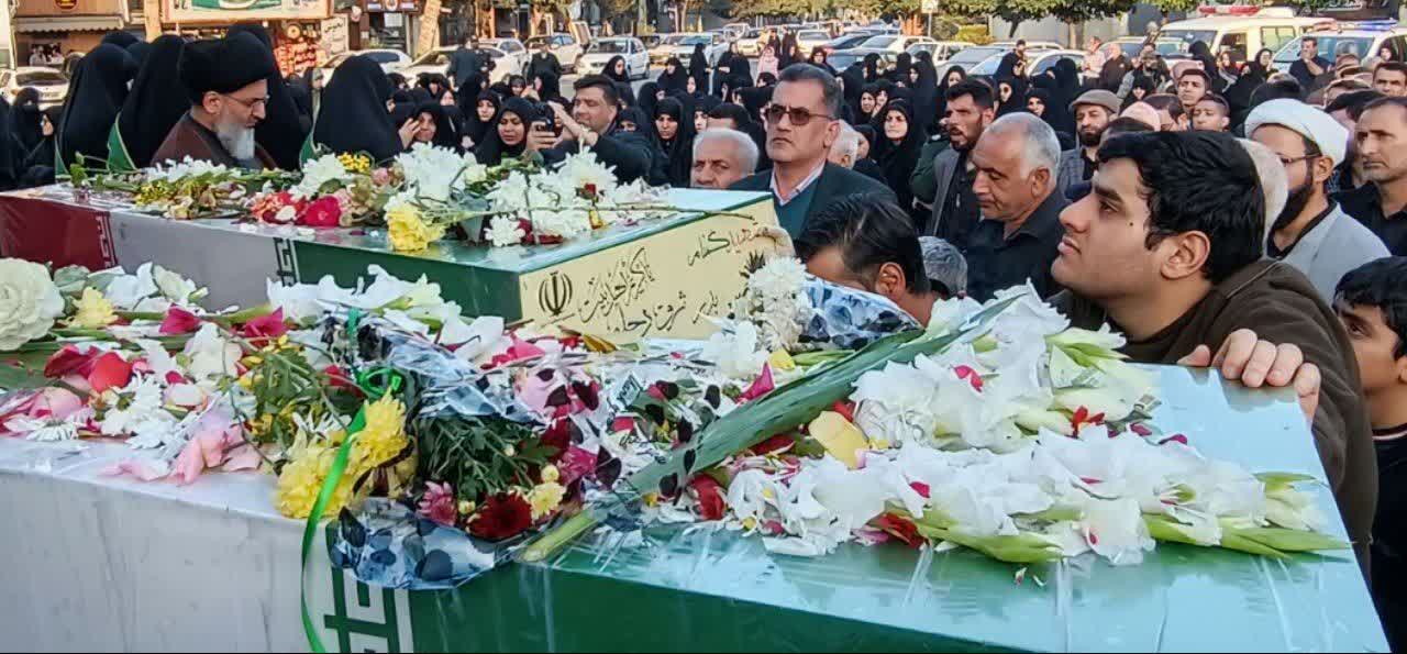  ✔️«جویبار در سوگ فاطمی؛  ◾️آیین استقبال و وداع باشکوه از دو شهید خوشنام دفاع مقدس»  ، 