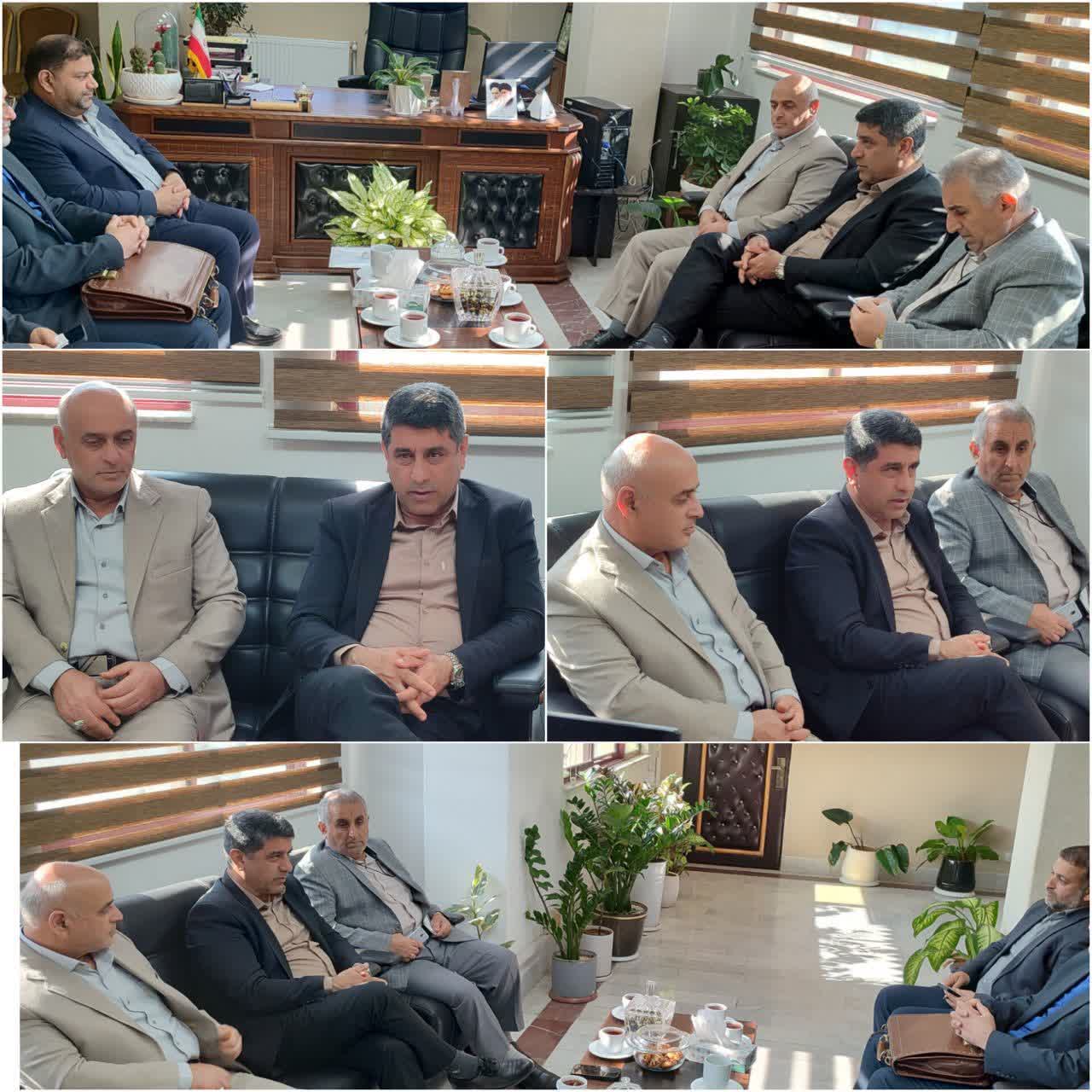 دیدار مدیرکل حراست استانداری مازندران با فرماندار بابلسر