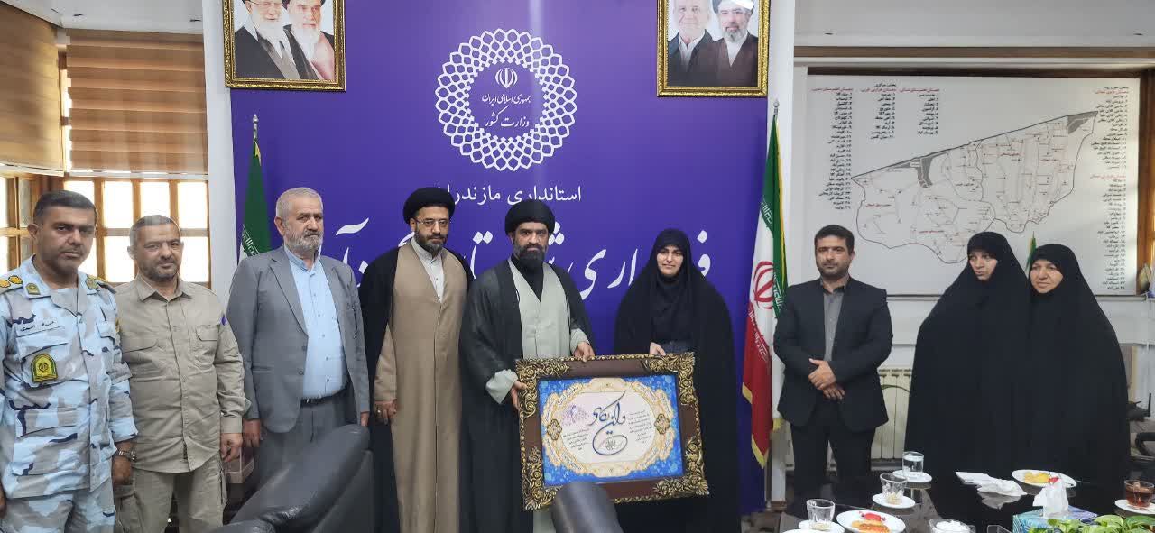 دیدار مسئولین ستاد نماز جمعه شهرستان محمودآباد با سرپرست فرمانداری محمودآباد.