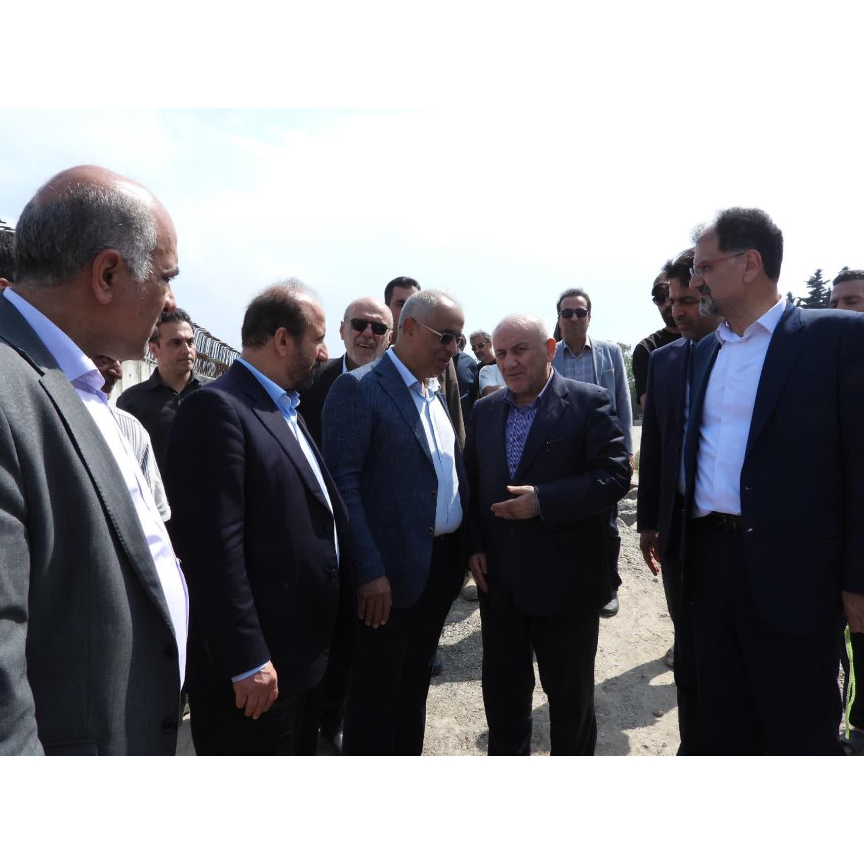بازدید استاندار مازندران از پروژه راه دسترسی اختصاصی بندر نوشهر؛ تأکید بر رفع موانع و تکمیل طرح