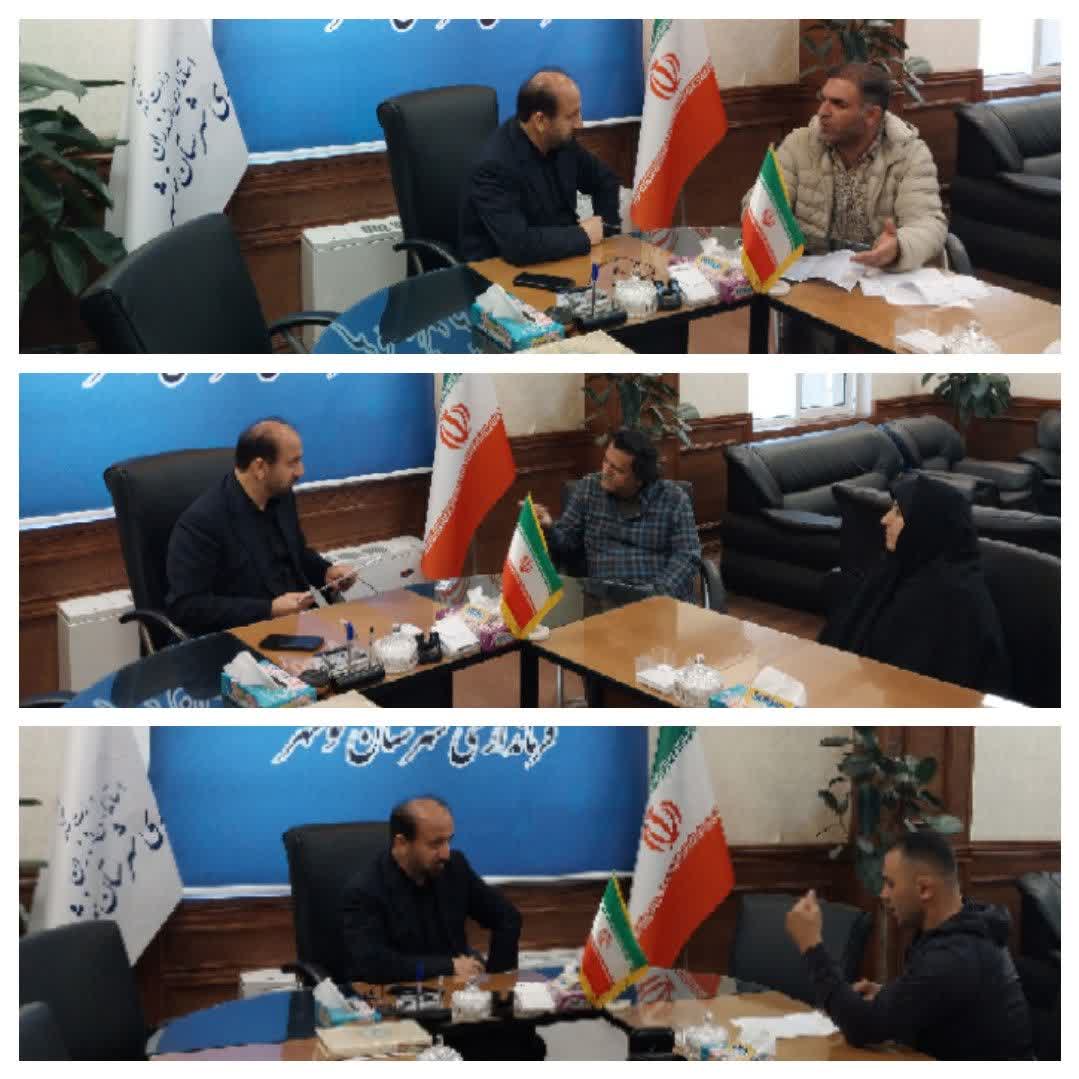 دیدار مردمی فرماندار شهرستان نوشهر با شهروندان به روال سه شنبه هر هفته ادامه دارد