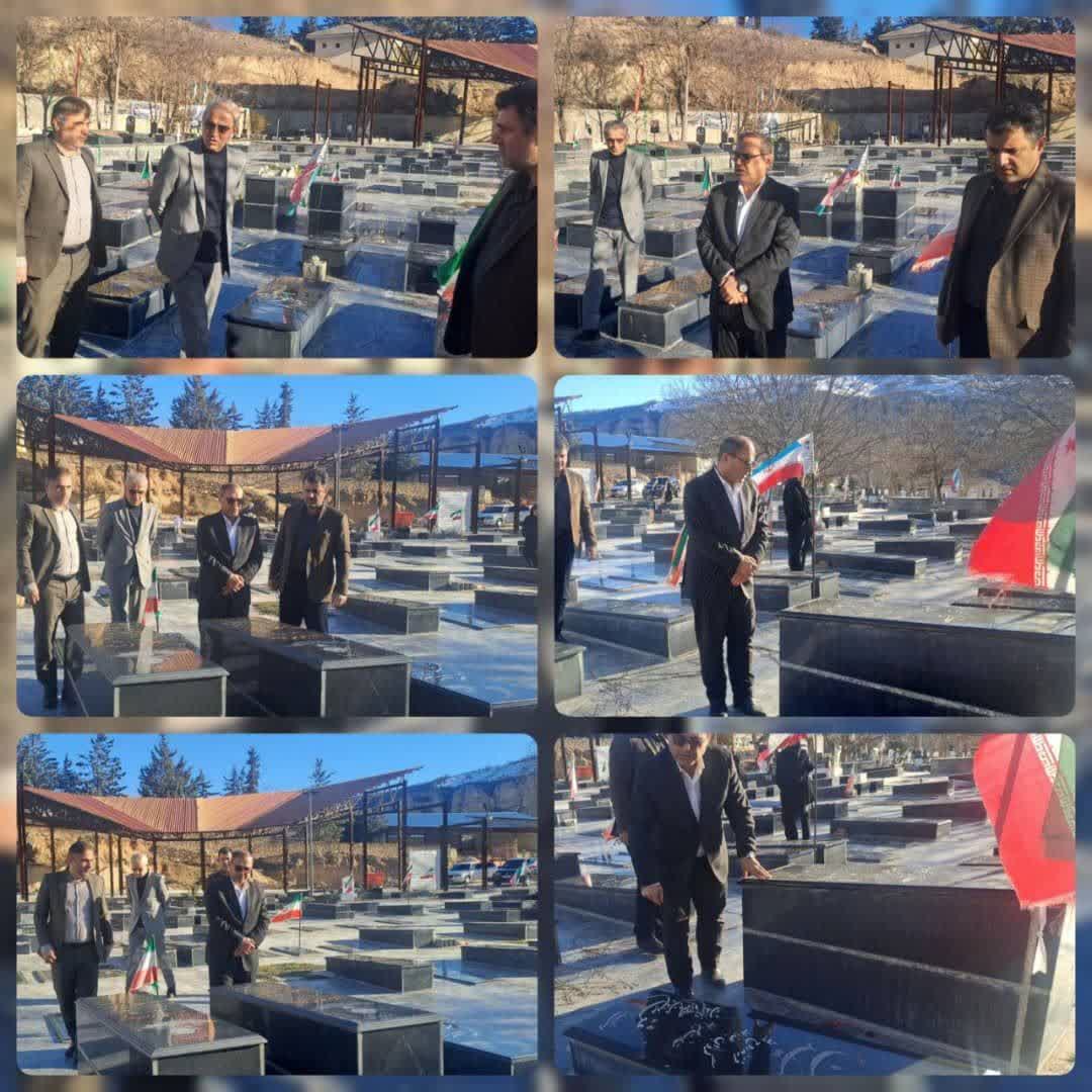 🔹️حضور معاون محترم توسعه مدیریت و منابع استاندار مازندران در شهرستان گلوگاه و تجدید پیمان با آرمان‌های شهدا در یادمان سفیدچاه
