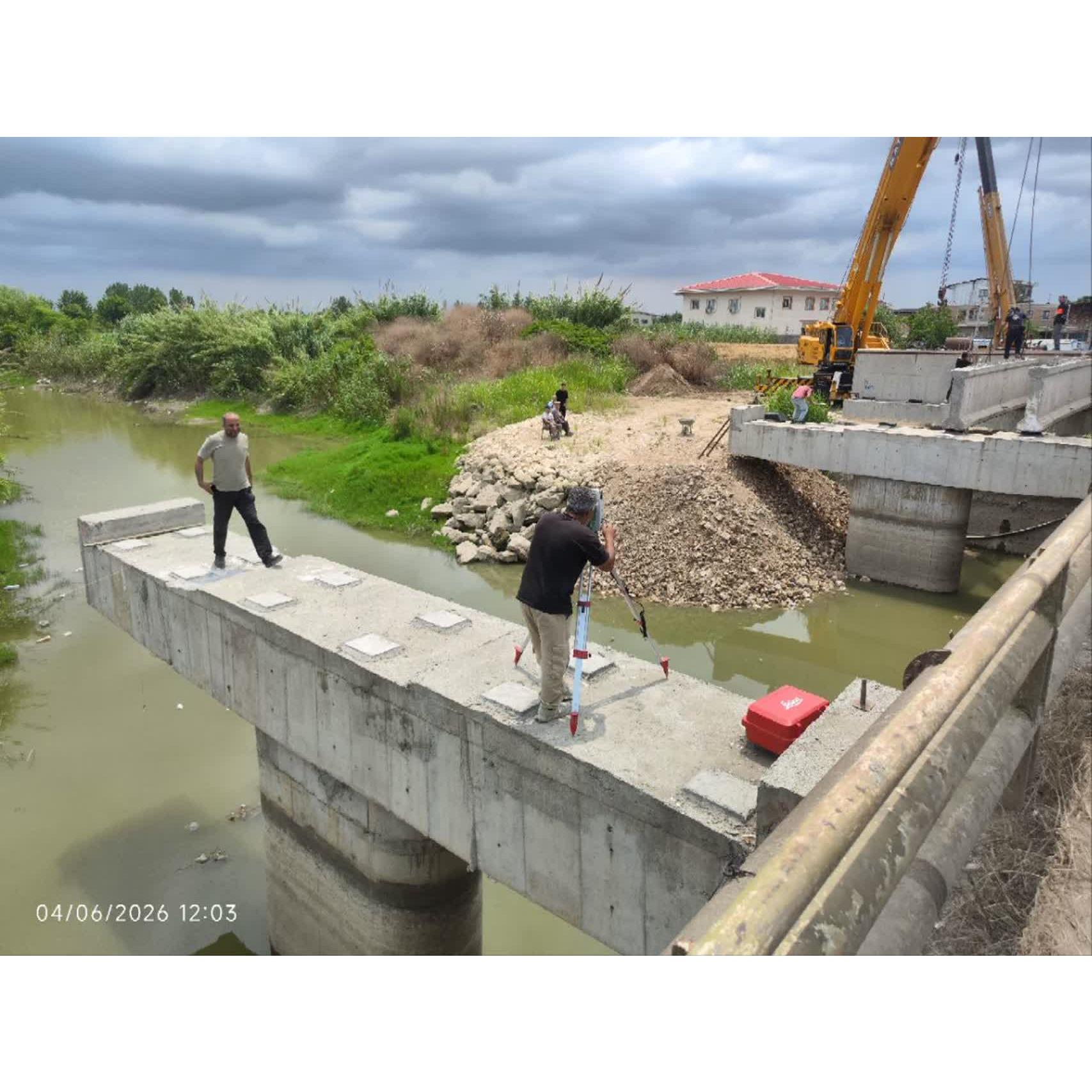 ۴۸ ساعت پس از حضور میدانی استاندار مازندران، عملیات اجرایی پل شهدای لاریم جویبار شتاب گرفت
