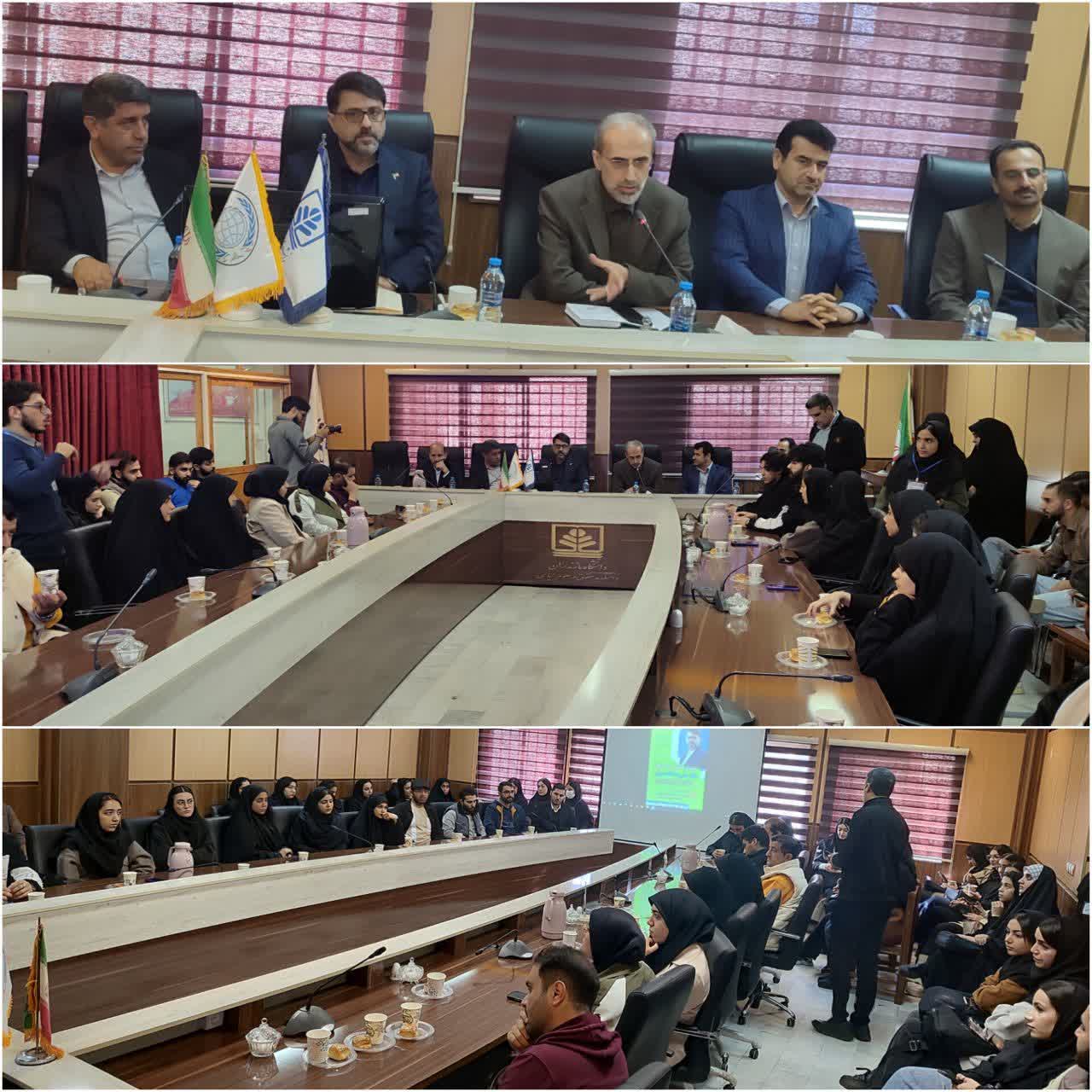 حضور معاون ارتباطات و اطلاع‌رسانی دفتر معاون اول رئیس‌جمهور و فرماندار بابلسر  در جمع دانشجویان مازندران همزمان با ۱۶ آذر