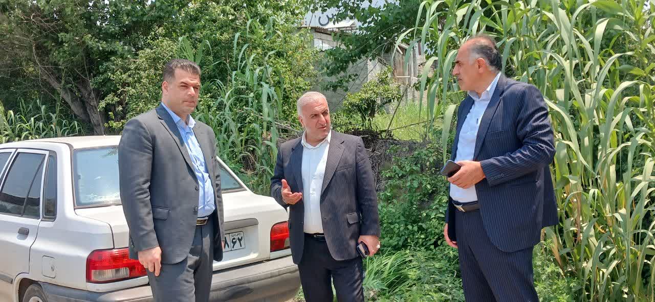 سرپرست فرمانداری مرکز استان از پروژه ساماندهی و بهسازی ورودی روستای آبندانسر بازدید کرد