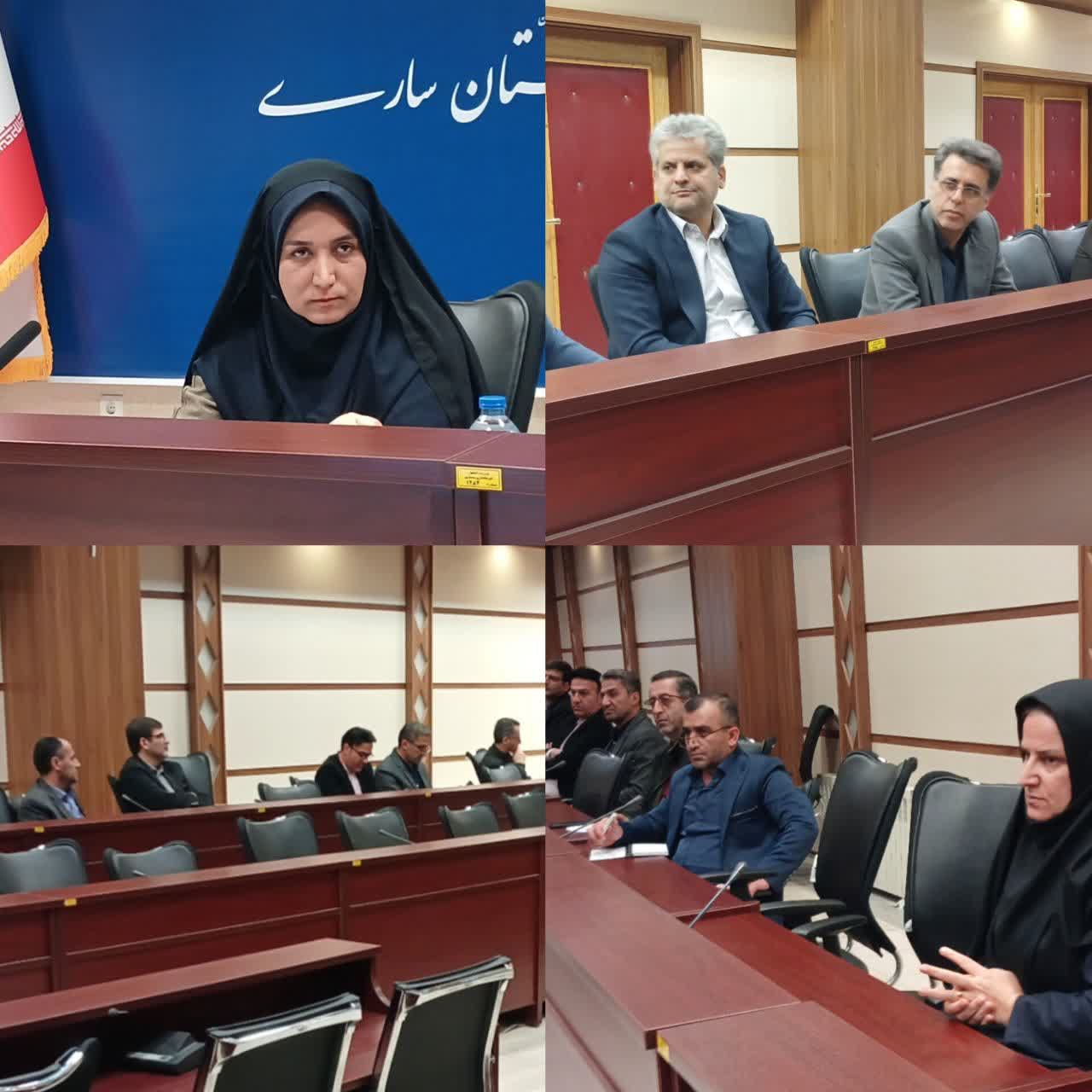 جلسه کمیته پشتیبانی ستاد انتخابات مرکز مازندران برگزار شد